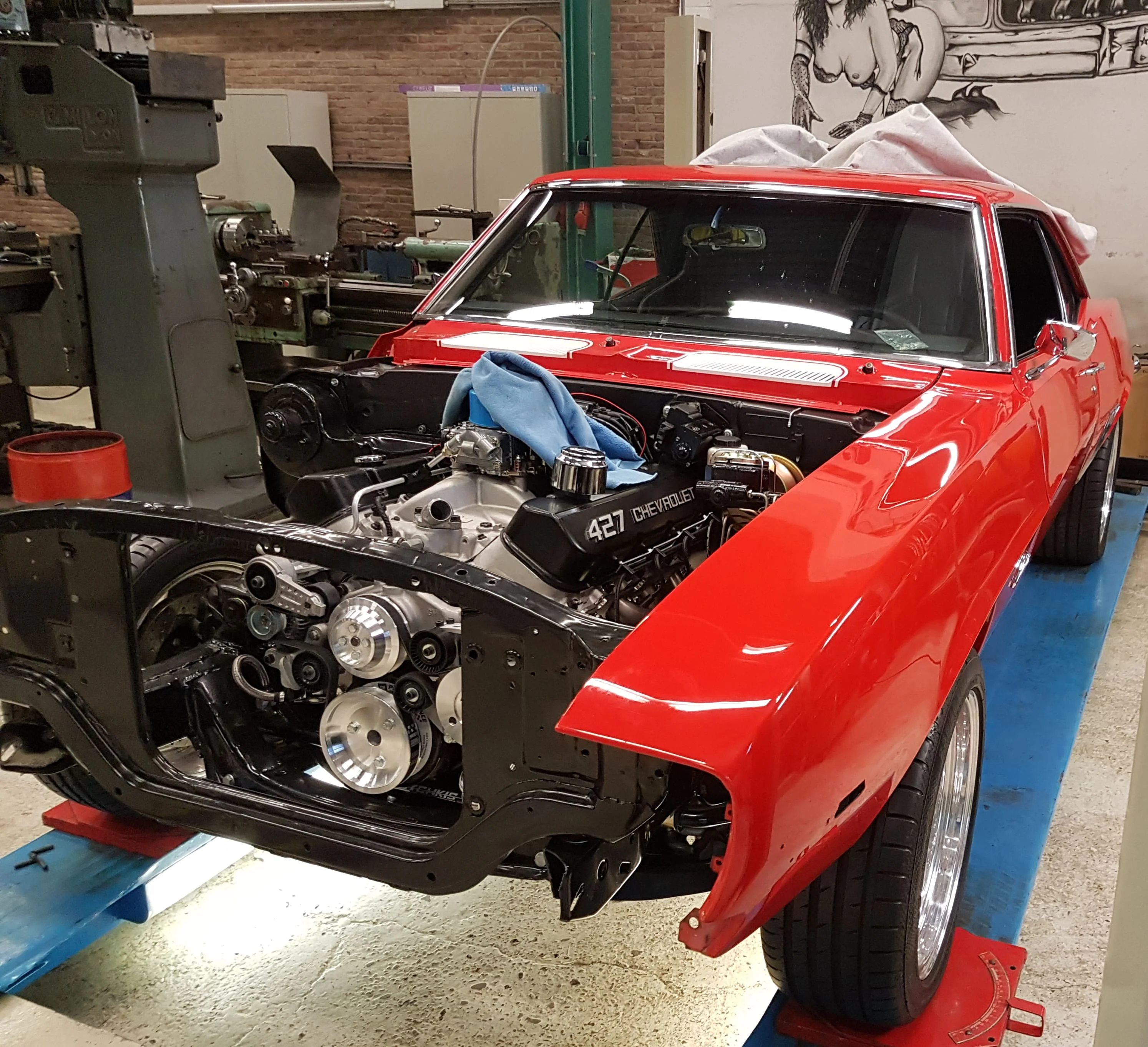 Restauratieproject eind jaren 60 Camaro