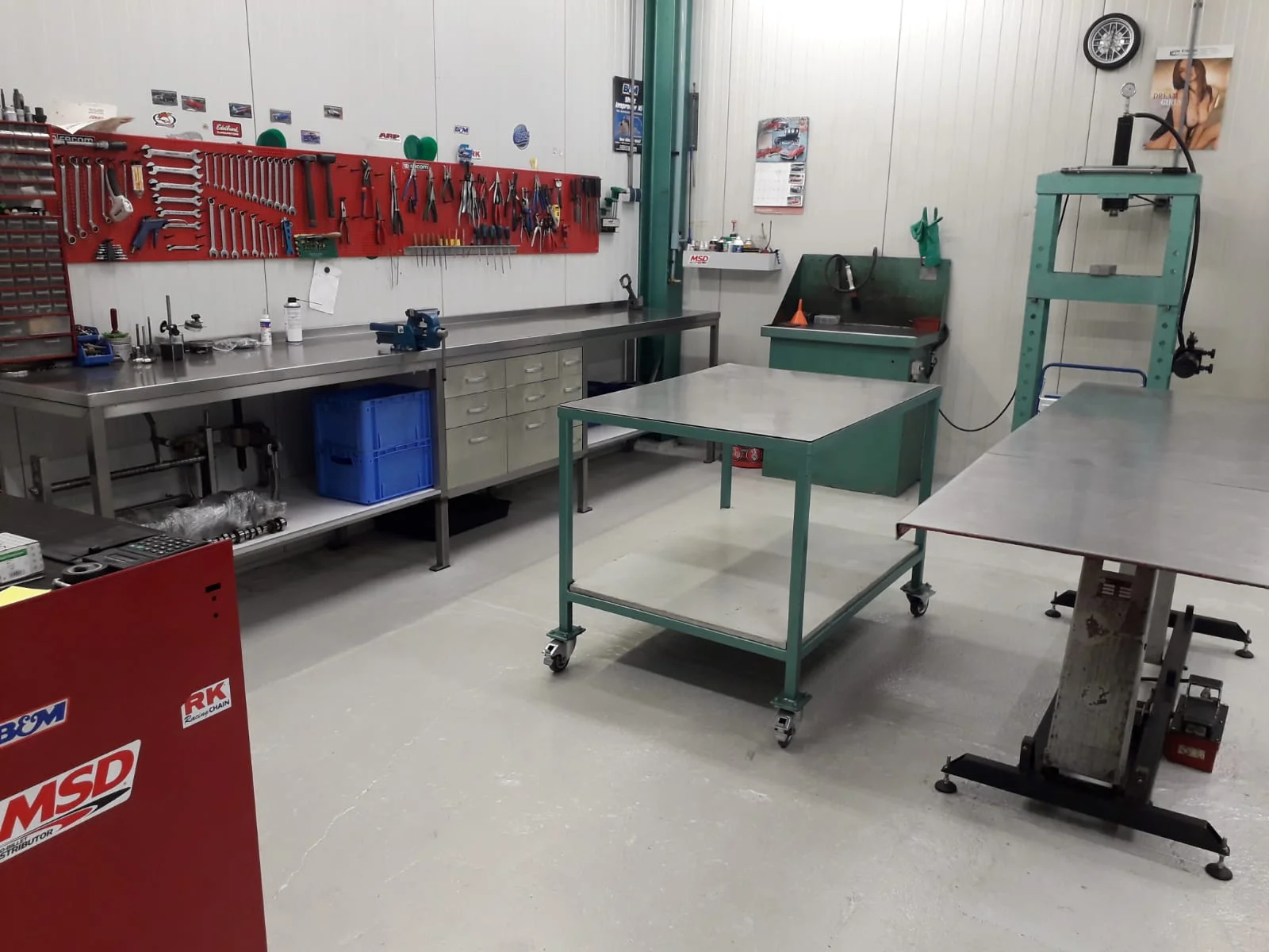 Werkplaats Leymotoren – revisieruimte