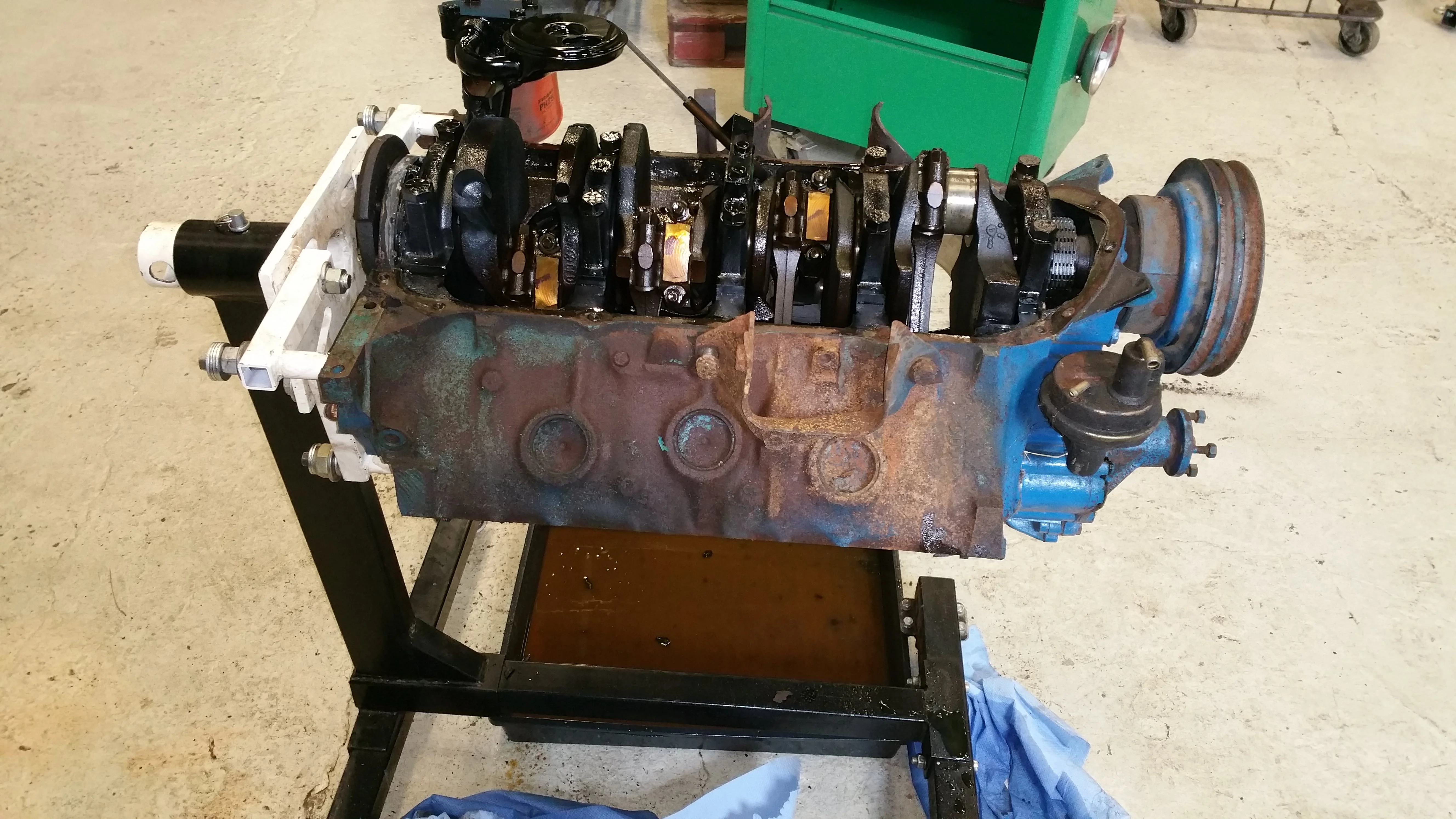 Motorrevisie – demontage motorblok