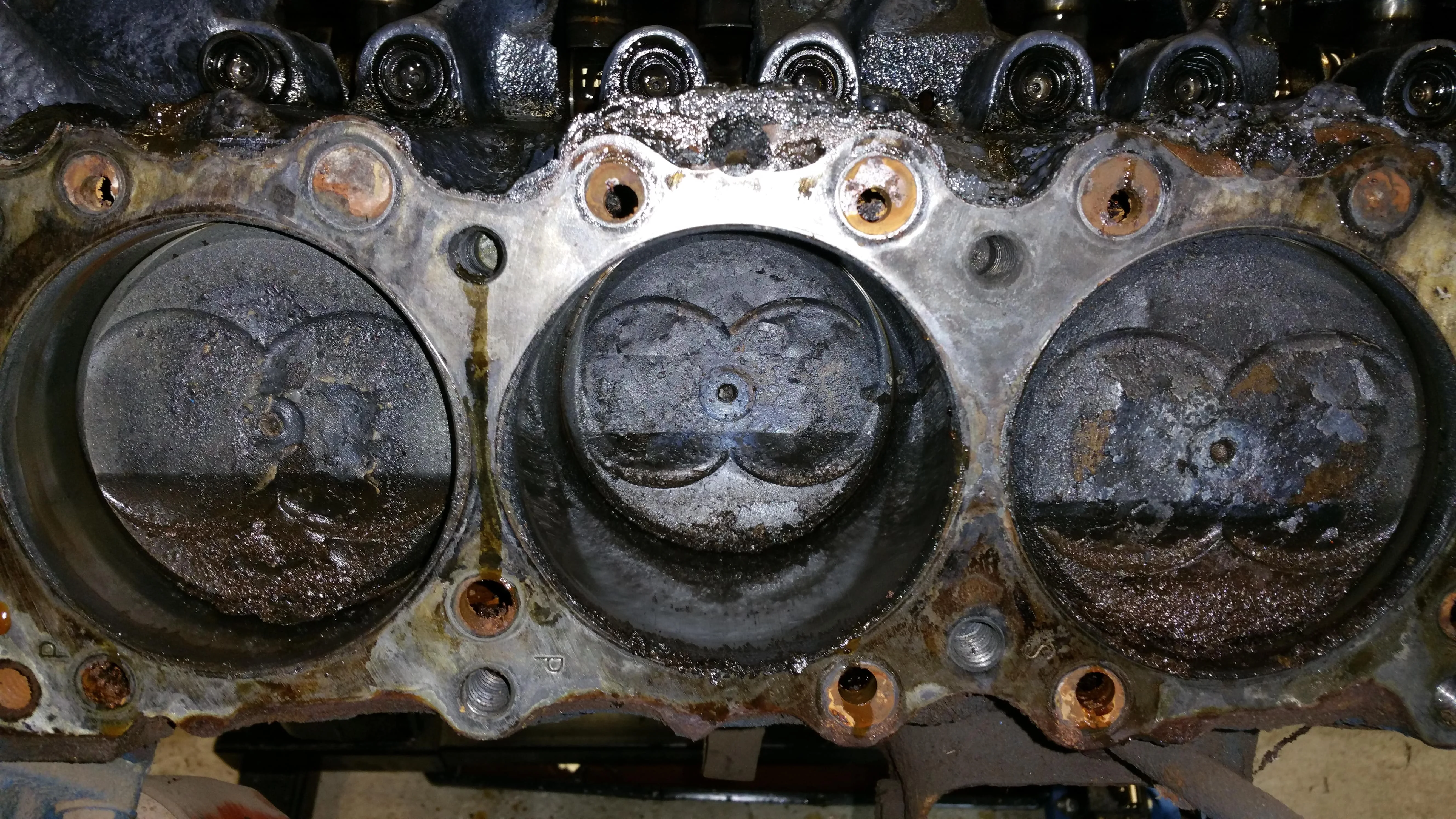 Motorrevisie – inspectie onderdelen